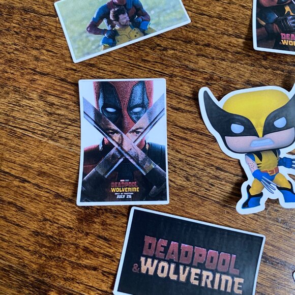 Set Of 10 Deadpool & Wolverine Stickers X-men 97 Marvel Comics Best Friend H2O - Picture 7 of 8